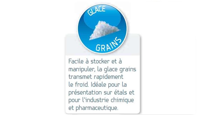 C'est quoi la glace en grains?