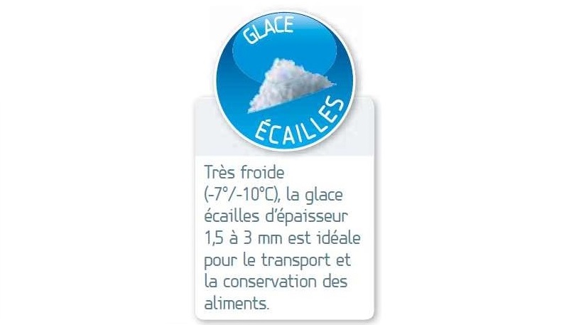 Ça sert à quoi la glace en écailles ?