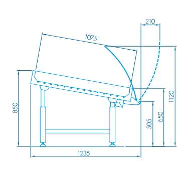 Option groupe logé dans caisson inox 1250