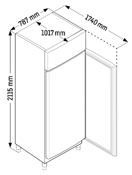 Armoire congélateur Liebherr BFPVg8401 blanc