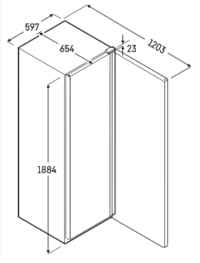 Armoire réfrigérée Liebherr MRFvd 4011 gris
