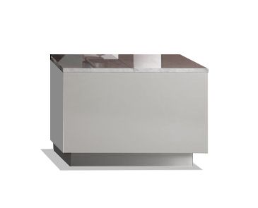 Caisse angle extérieur 90° pour vitrine LUCIA