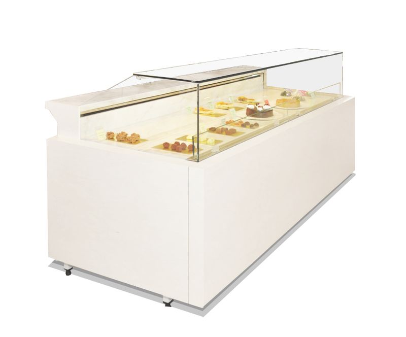 Vitrine viennoiserie LUCIA LN1750 à réserve neutre