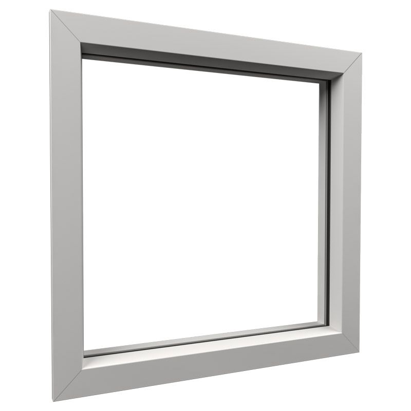 Châssis fixe en PVC double vitrage KRE - 0600x0900mm