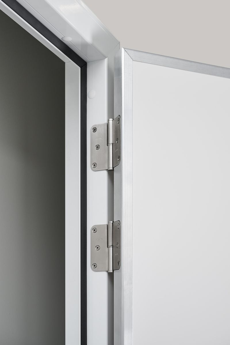 Porte de service simple battant SMART RAL9010 GAUCHE - 0900x2100mm