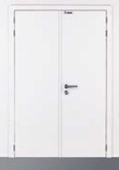 Porte de service double battant SMART RAL9010 - 1800x2100mm