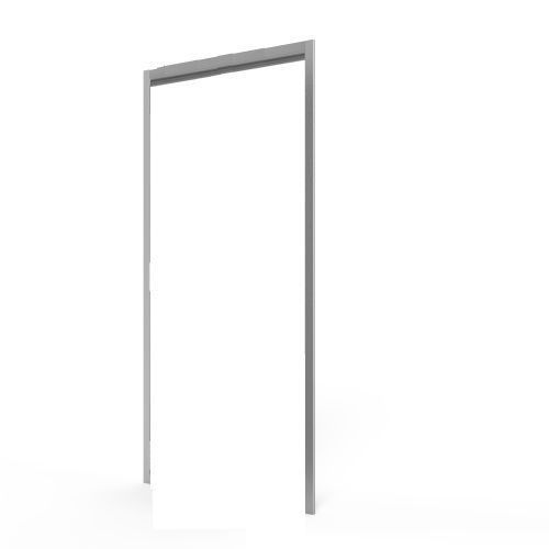 Contre cadre en inox pan 60 - porte d'etable 1000 x 2000 mm