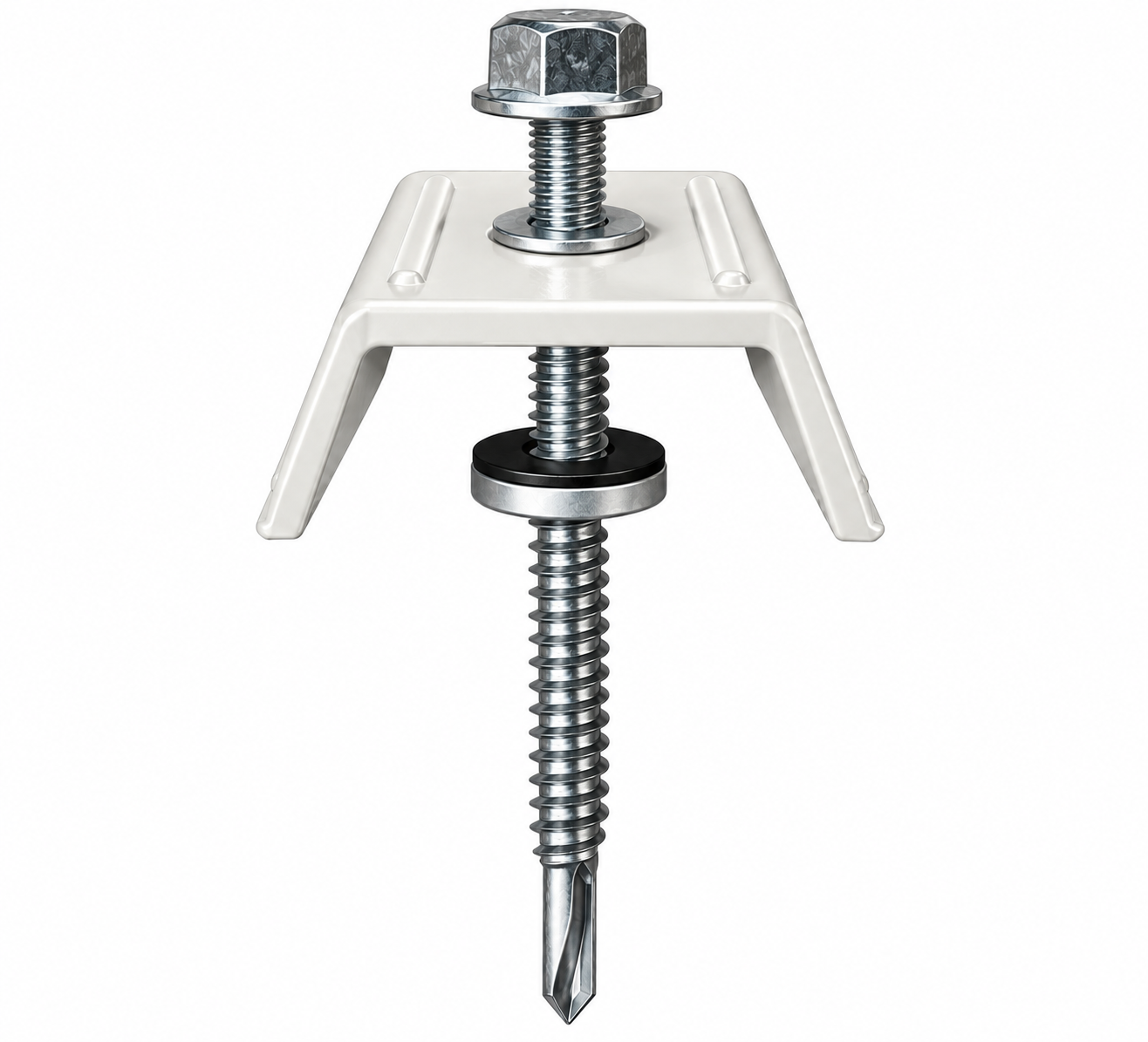 Vis option: Cavalier pan. toiture 9010 (100 pc)