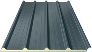 Panneaux de toiture NCN 4 ISO 100 mm longueur 2600 mm-RAL7016