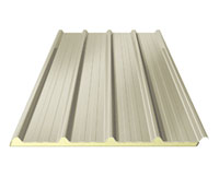 Panneaux de toiture NCN 4 ISO 100 mm longueur 4600 mm-RAL9010