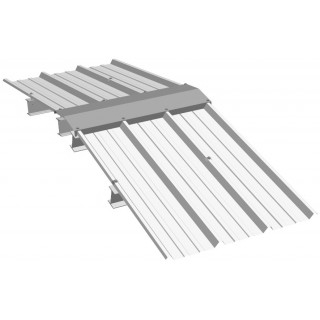 Faitière double crantée NCN4 - L 2140 mm RAL8012