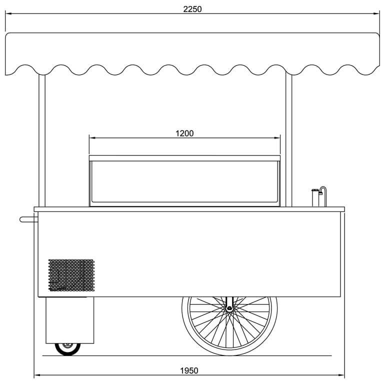 Chariot  à glaces RIKSHA7