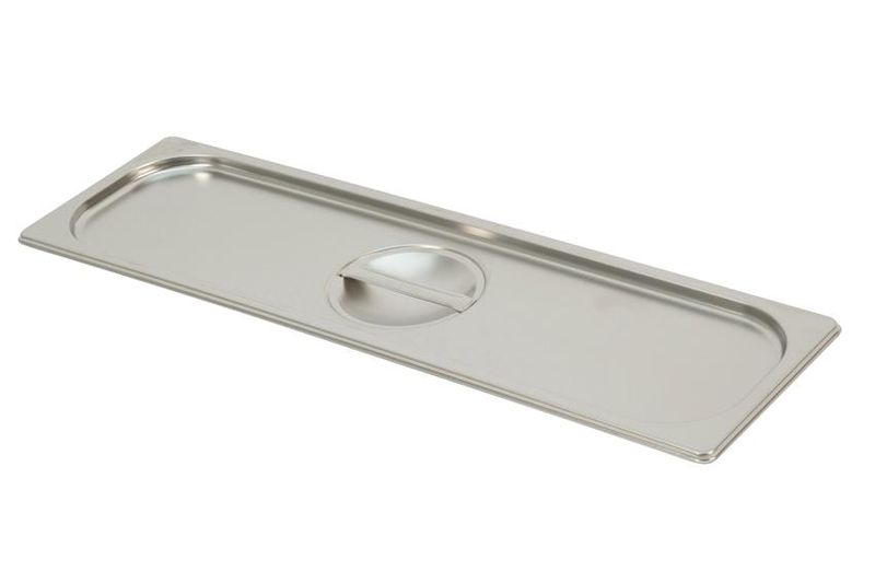 Couvercle inox pour bac gastro GN 2/4