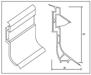 Plinthe PVC