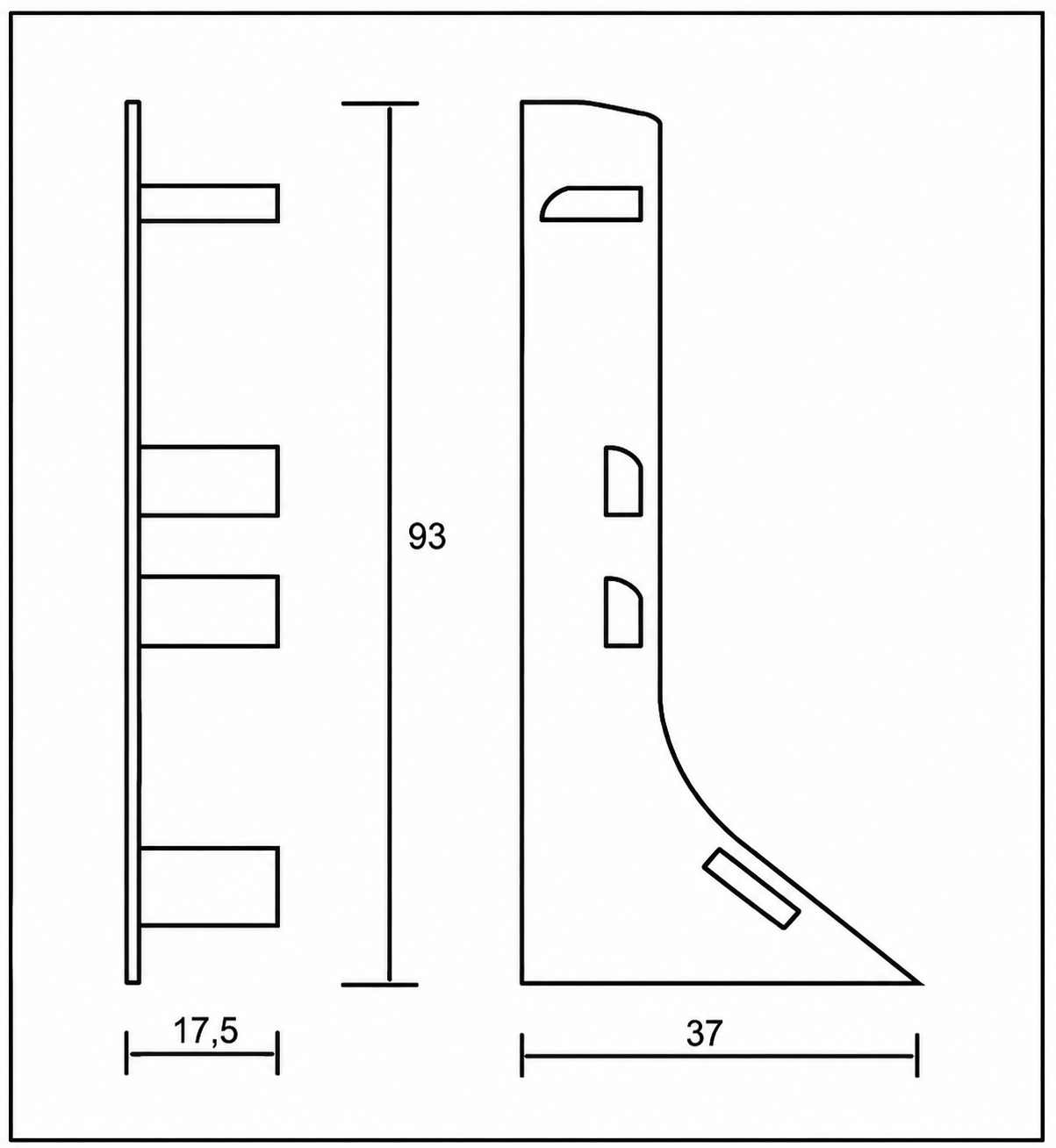 Plinthe PVC embouts