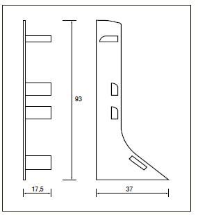 Plinthe PVC embouts