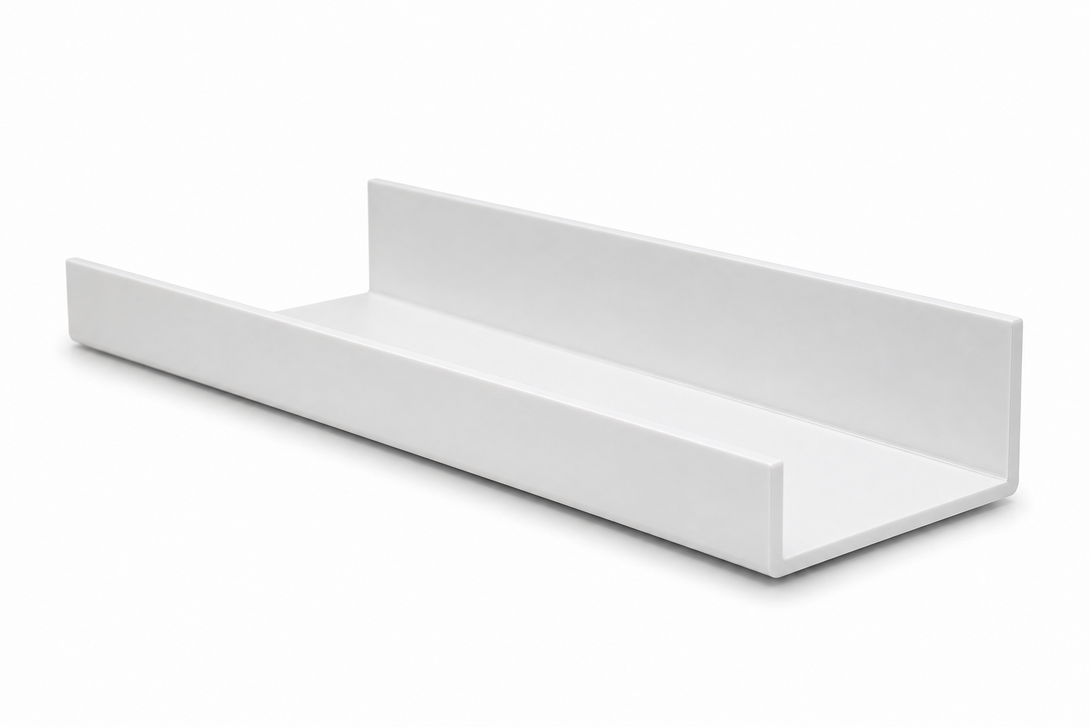 Profil U de finition asymétrique PVC