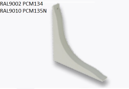 Angle arrondi grand modèle - systeme à clipser