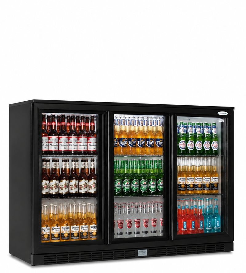 Location desserte de bar avec 3 portes vitrées BB3 (ABB3)