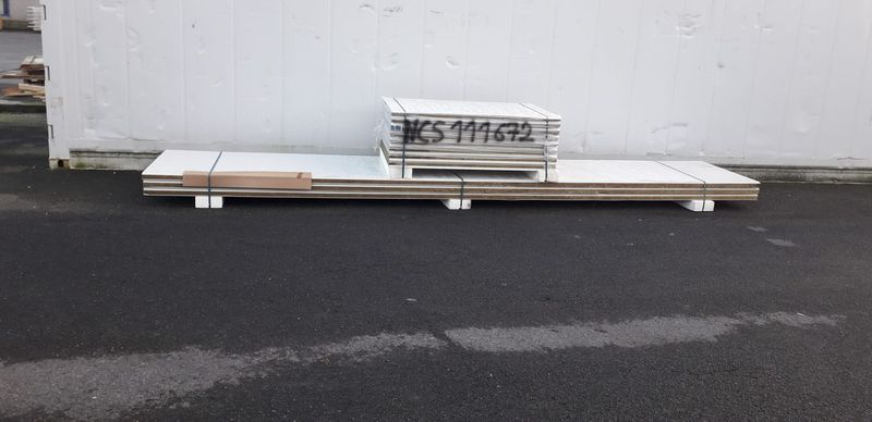 Panneaux isolant Laine de roche 60 mm 3 longueurs 5500 + 9 x 1500 mm  (NCS111672)