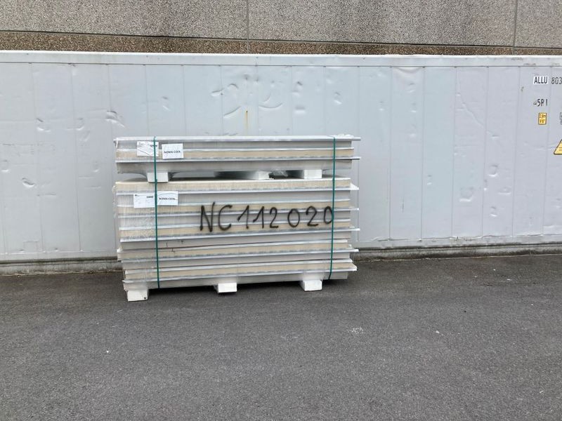 Panneaux de toiture NCN4 ECO100 mm RAL 9006 - 13 longueur 2580 mm (NCS112020)