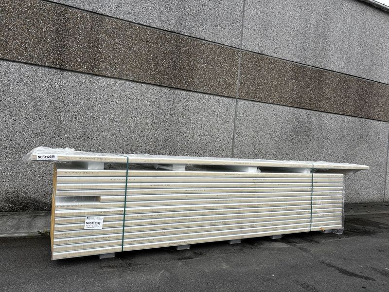 Panneaux isolant 80 mm 12 longueurs 5000 + 1 x 4500 mm (NCS112398)