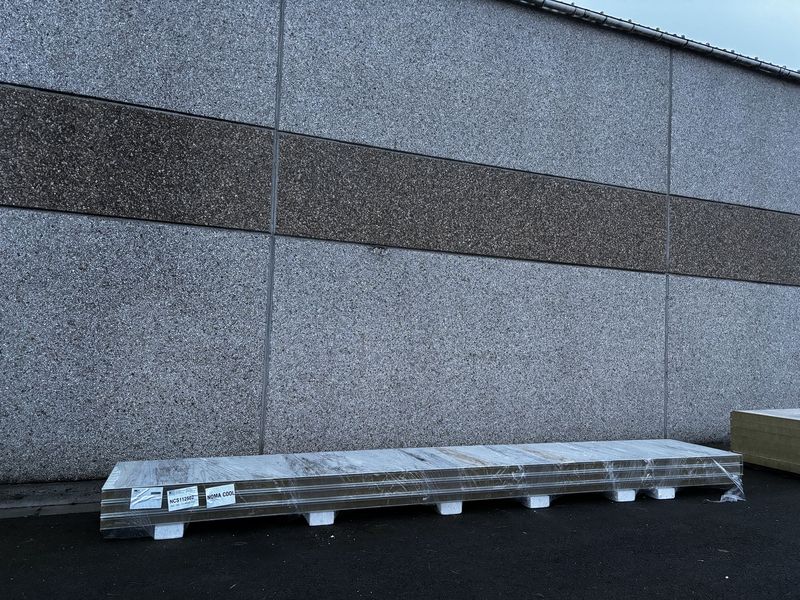 Panneaux sandwich FC Laine de roche 100 mm 3 longueurs 6000 mm (NCS112502)