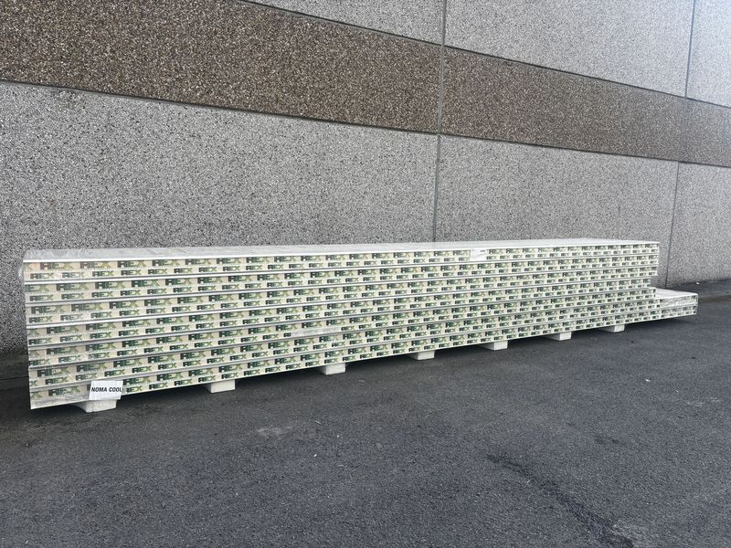 Panneaux isolants 150 mm 2 x 8000 + 5 x 6900 mm (NCS112540)