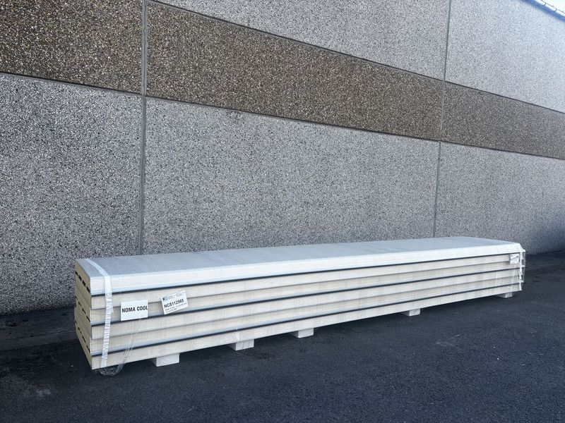 Panneaux de toiture NCN4/100 mm RAL 7016/9002  - 6 longueurs 6100 mm (NCS112565)