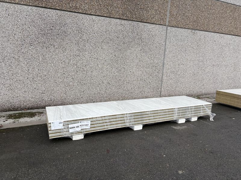 Panneaux isolants Laine de roche 60 mm 5 longueurs 4000 mm  (NCS112621)