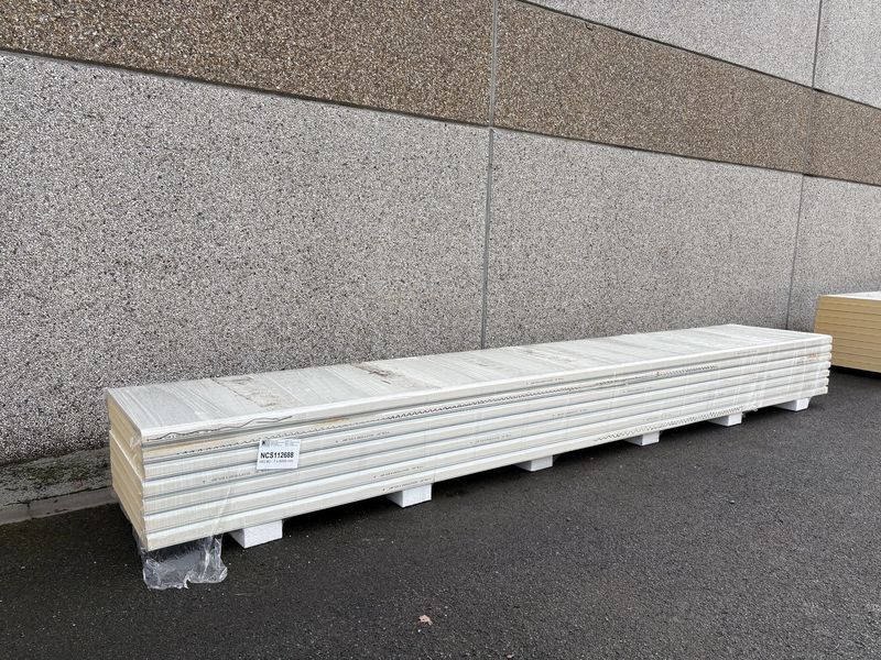 Panneaux sandwich 80 mm 7 longueurs 6000 mm (NCS112688)