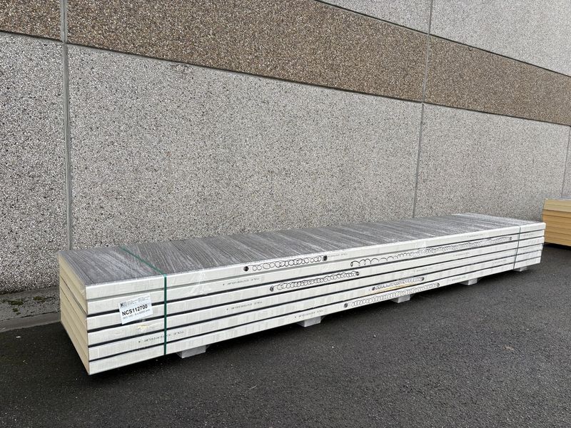 Sandwichpanelen 100 mm 6 lengtes 6000 mm  (NCS112700)