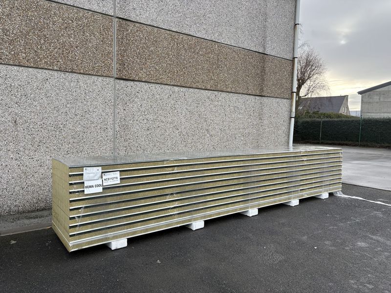 Panneaux isolant Laine de roche 100 mm 10 longueurs 6000 mm (NCS112718)