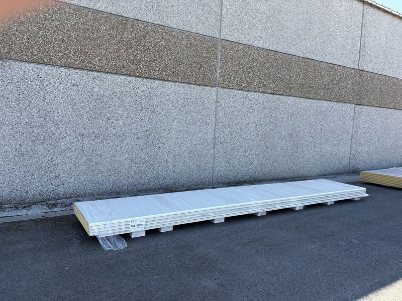 Panneaux isolants 40 mm 5 longueurs 6000 mm (NCS112723)