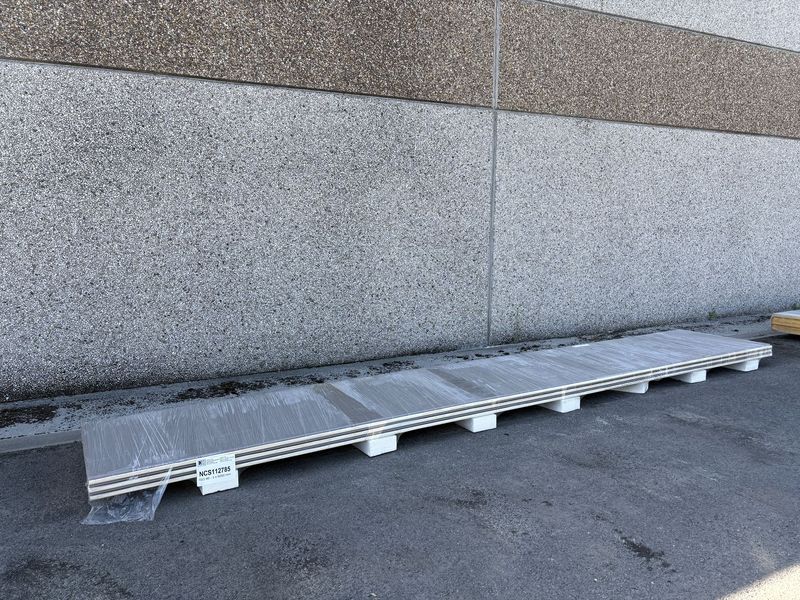 Panneaux isolants 40 mm 3 longueurs 6000 mm (NCS112785)