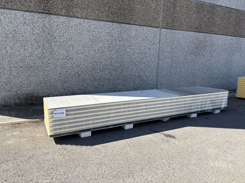 Panneaux sandwich FC 80 mm 7 longueurs 5000 mm (NCS112796)