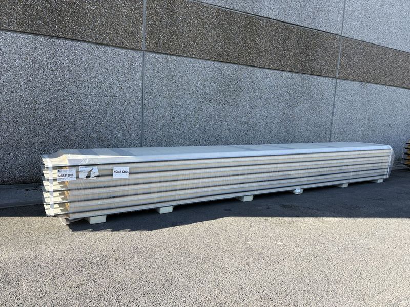 Panneaux de toiture DAK4 60 mm RAL 7016/9002 - 10 longueurs 7480 mm (NCS112806)