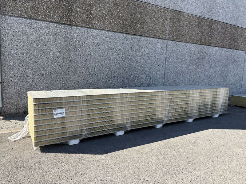 Panneaux isolants Laine de roche 100 mm 9 longueurs 6000 mm (NCS112810)