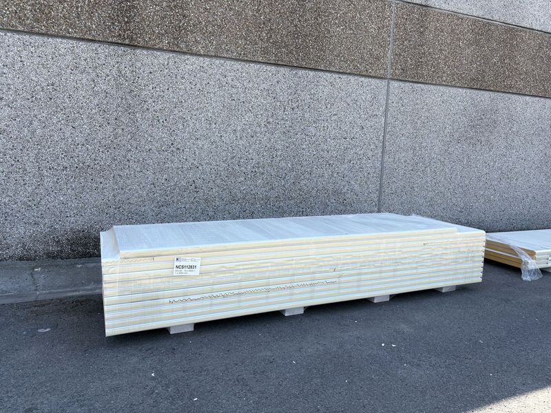 Panneaux isolants 60 mm 10 x 4000 + 1 x 3450 mm (NCS112831)
