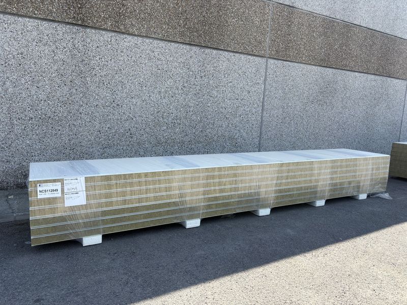 Panneaux isolants Laine de roche 100 mm 7 longueurs 6000 mm (NCS112849)