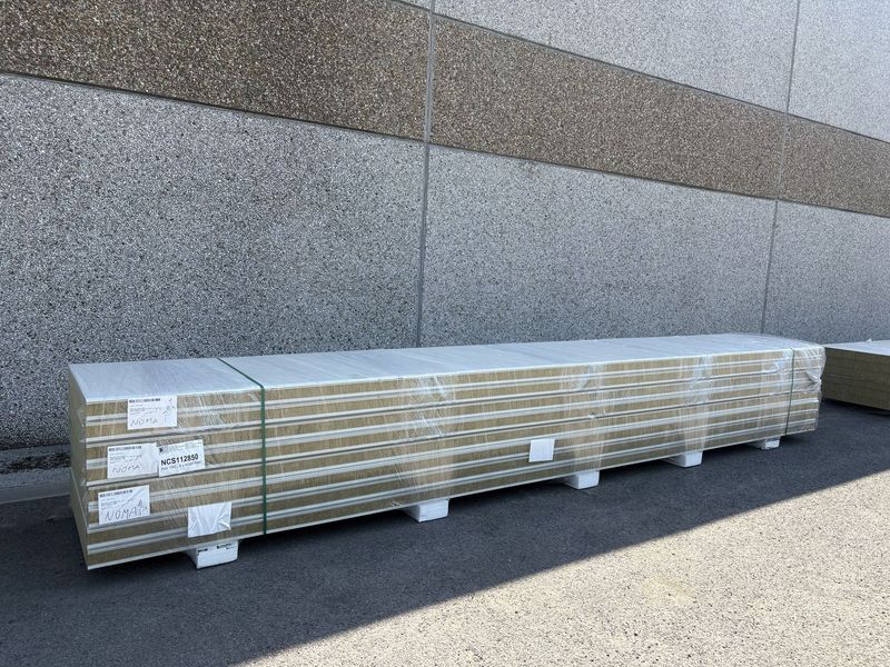 Panneaux isolants Laine de roche 100 mm 8 longueurs 6000 mm (NCS112850)