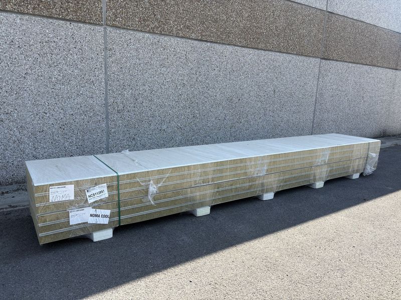 Panneaux isolants Laine de roche 100 mm 6 longueurs 6000 mm (NCS112851)