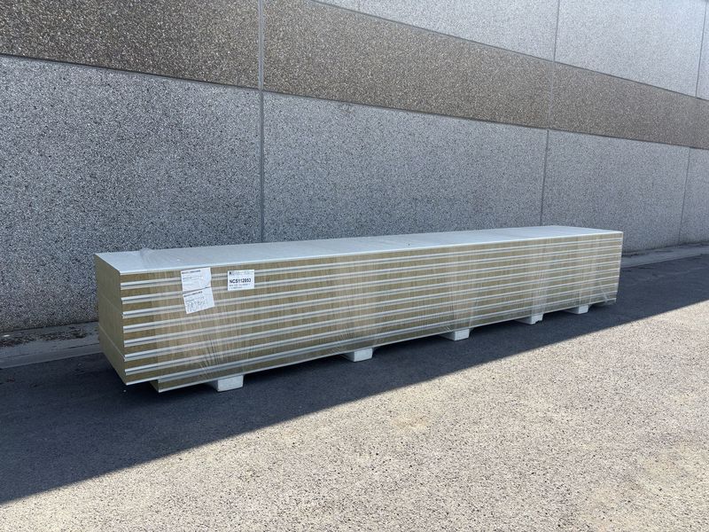 Panneaux isolants Laine de roche 100 mm 8 x 6000 + 1 x 5800 mm (NCS112853)