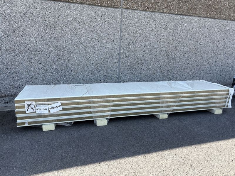 Panneaux isolants Laine de roche 100 mm 5 longueurs 4600 mm (NCS112856)