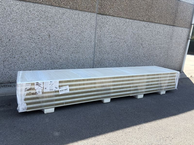 Panneaux isolants Laine de roche 100 mm 6 longueurs 4600 mm (NCS112857)