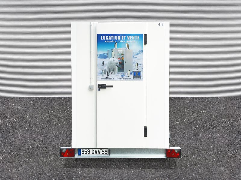Chambre congélateur 5,23 m³ / 220V sur remorque
