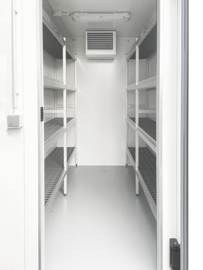 Chambre congélateur 5,23 m³ / 220V sur remorque