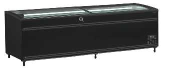 Réfrigérateur / congélateur de supermarché black SFI250B-CF VS