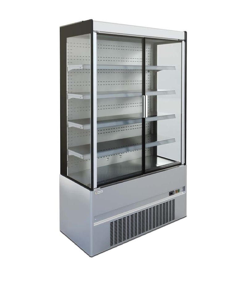 Vitrine murale réfrigérée D65 ECO CRONUS 062 inox portes battantes