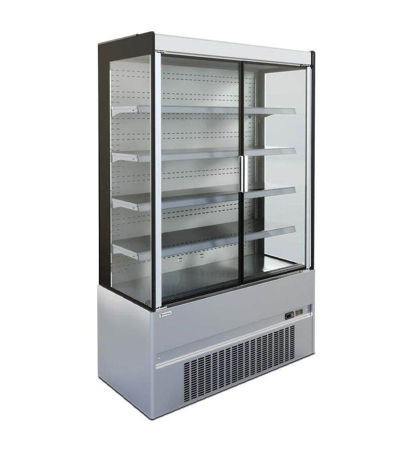 Vitrine murale réfrigérée D65 ECO CRONUS 080 inox portes battantes